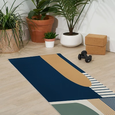 Sheila Wenzel-Ganny Cool Color Palette Pattern (6mm) 24" X 70" Yoga Mat - Society6 2 Sheila Wenzel-Ganny Cool Color Palette Pattern (6mm) 24" X 70" Yoga Mat - Society6 - Image 2