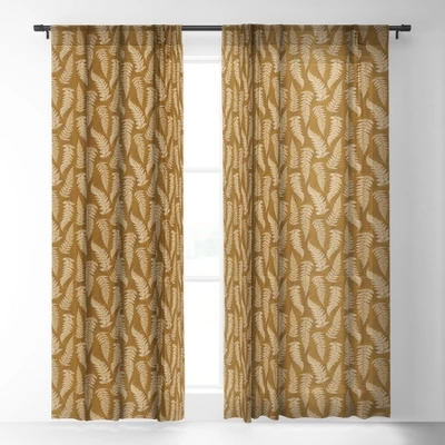 Avenie Countryside Garden Ferns Single Panel Sheer Window Curtain - Society6 1 Avenie Countryside Garden Ferns Single Panel Sheer Window Curtain - Society6