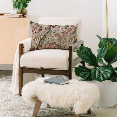 Ninola Design Ferns Foliage Nature Green Oblong Throw Pillow - Society6 1 Ninola Design Ferns Foliage Nature Green Oblong Throw Pillow - Society6