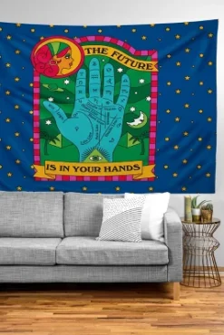 Pilgrim Hodgson The Future Is In Your Hands 50" X 60" Tapestry - Society6