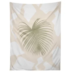 Lola Terracota Palm Leaf With Abstract Handmade Shapes Tapestry - Society6 -Society6 Home Outlet Store GUEST db41f60f b428 4551 82f5 cdda05d8e05f