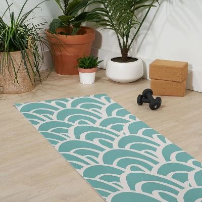 AvenieHand Drawn Wave (6mm) 70" X 24" Yoga Mat - Society6 2 AvenieHand Drawn Wave (6mm) 70" X 24" Yoga Mat - Society6 - Image 2