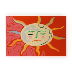 Sandrapoliakov HELIOS Looped Vinyl Welcome Mat - Society6 -Society6 Home Outlet Store GUEST df06141f d391 44d2 b9a6 63d6db4adaaa