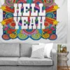 Pilgrim Hodgson Hell Yeah Tapestry - Society6