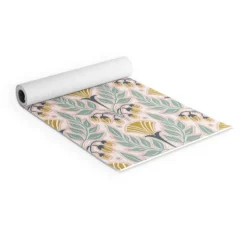 Heather Dutton La Floraison Blush Pink (6mm) 70" X 24" Yoga Mat - Society6