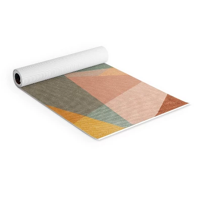 Little Arrow Design Co Modern Triangle Mosaic Multi (6mm) 70" X 24" Yoga Mat - Society6 1 Little Arrow Design Co Modern Triangle Mosaic Multi (6mm) 70" X 24" Yoga Mat - Society6