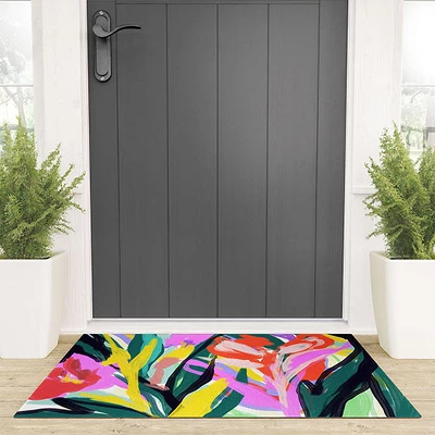 Gabriela Fuente Amazon Large Looped Vinyl Welcome Mat - Society6 1 Gabriela Fuente Amazon Large Looped Vinyl Welcome Mat - Society6