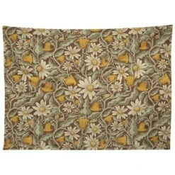 Sewzinski Retro Flowers On Brown Tapestry - Society6 -Society6 Home Outlet Store GUEST e812c9c7 6b80 4885 a546 05e5baaf71e4