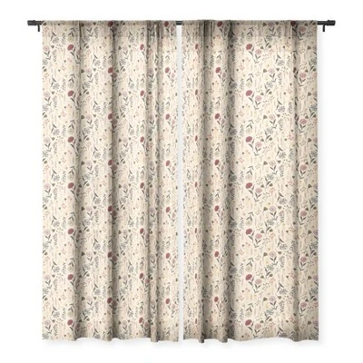 Avenie Cottage Garden IV Single Panel Sheer Window Curtain - Society6 2 Avenie Cottage Garden IV Single Panel Sheer Window Curtain - Society6 - Image 2