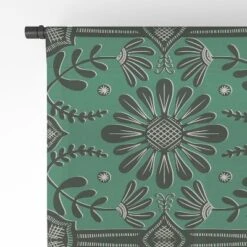 Sewzinski Boho Florals Single Panel Sheer Window Curtain - Society6 -Society6 Home Outlet Store GUEST ea51a90b 07fa 4769 acd8 6d24603813a5