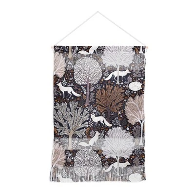 Avenie Countryside Forest Snow Fox Fiber Wall Hanging - Society6 4 Avenie Countryside Forest Snow Fox Fiber Wall Hanging - Society6 - Image 4