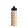 Iveta Abolina Eclectic Checker Check Cream Water Bottle - Society6