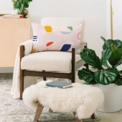 Rhianna Marie Chan Not Your Grandmothers Terrazzo Oblong Throw Pillow - Society6