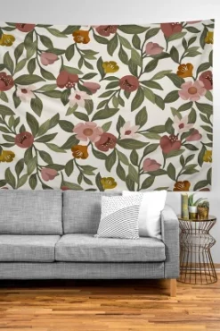Lebrii Febe Floral Pattern Tapestry - Society6
