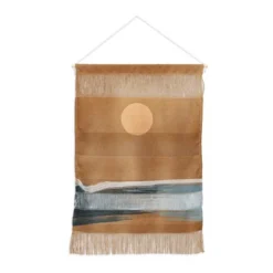 Lola Terracota Sunset With Minimal Shapes On Kraft Pater Fiber Wall Hanging - Society6 -Society6 Home Outlet Store GUEST fce85e3c 6e8a 4108 9f9f ea32308186a5
